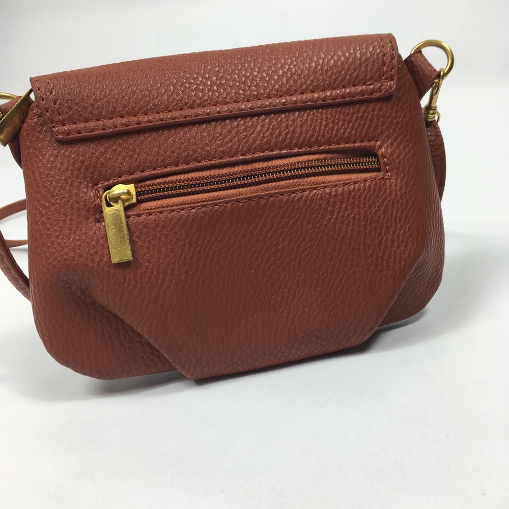 🍁 Camel brown and gold mini bag - Picture 2 of 4
